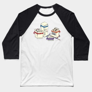 Teenage Mutant Ninja Kitchen Appliances Baseball T-Shirt